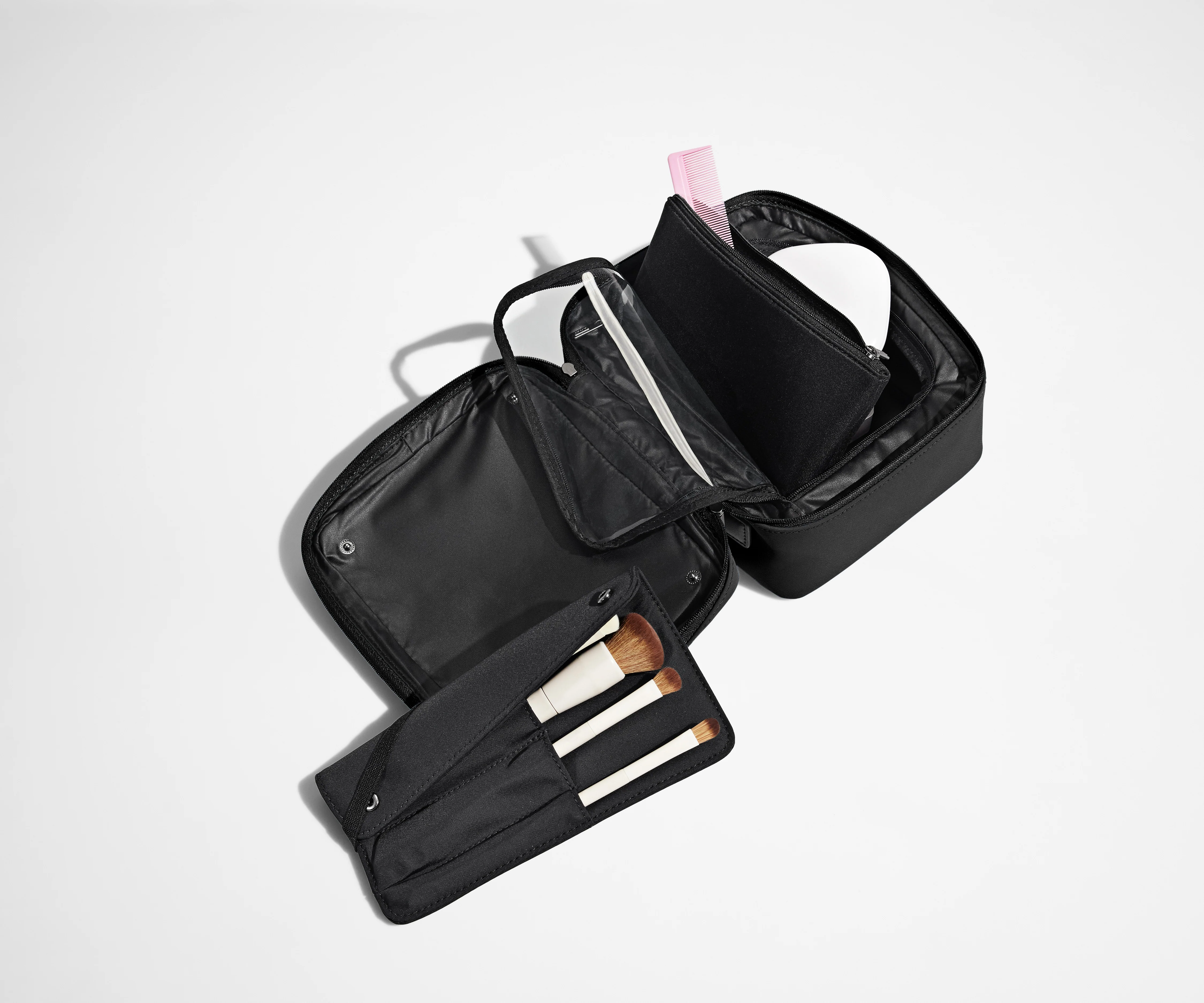 The Cosmetics Bag in Jet Black - Image 4