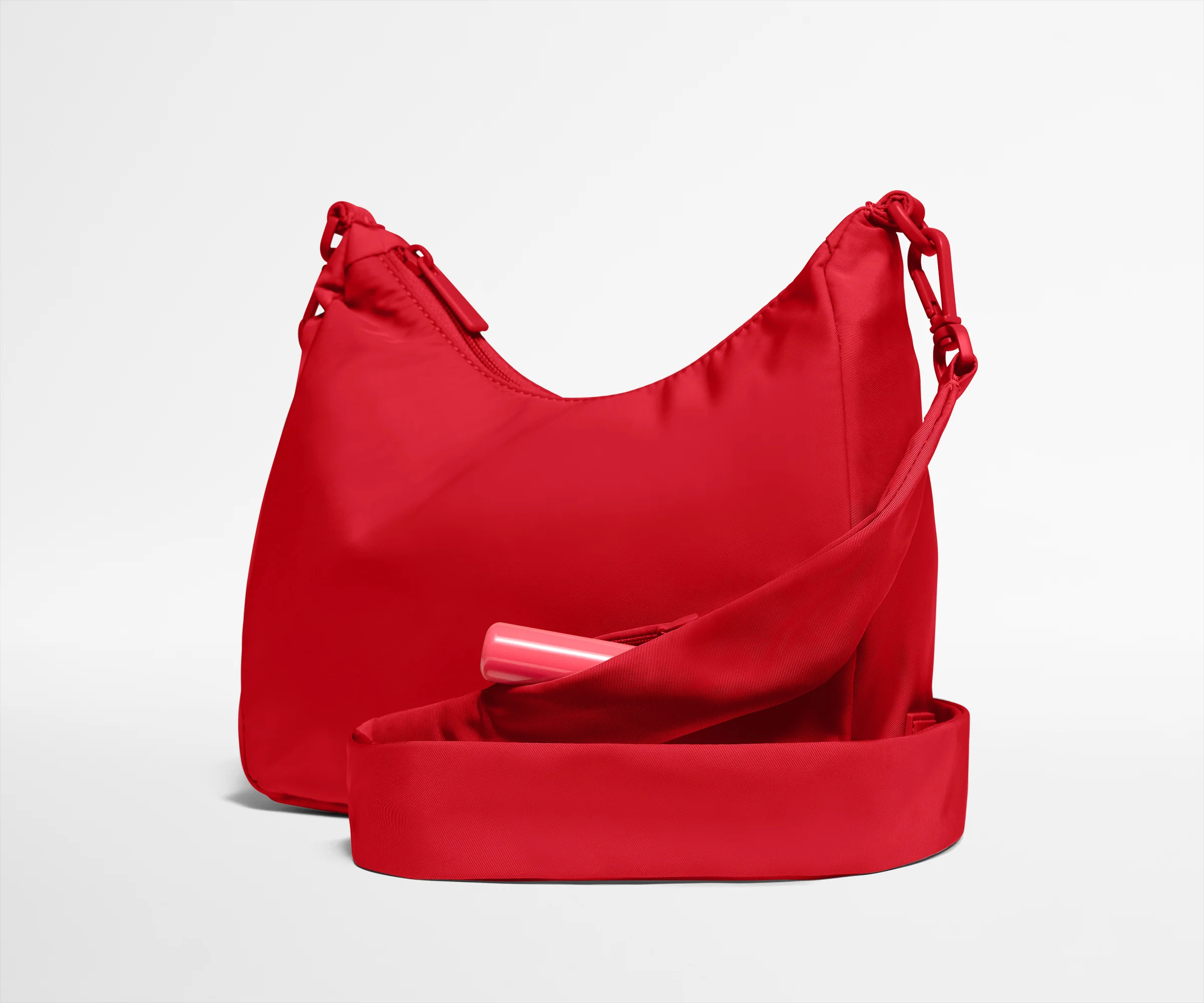 Featherlight Duo Crossbody in Cherry Red - Image 6