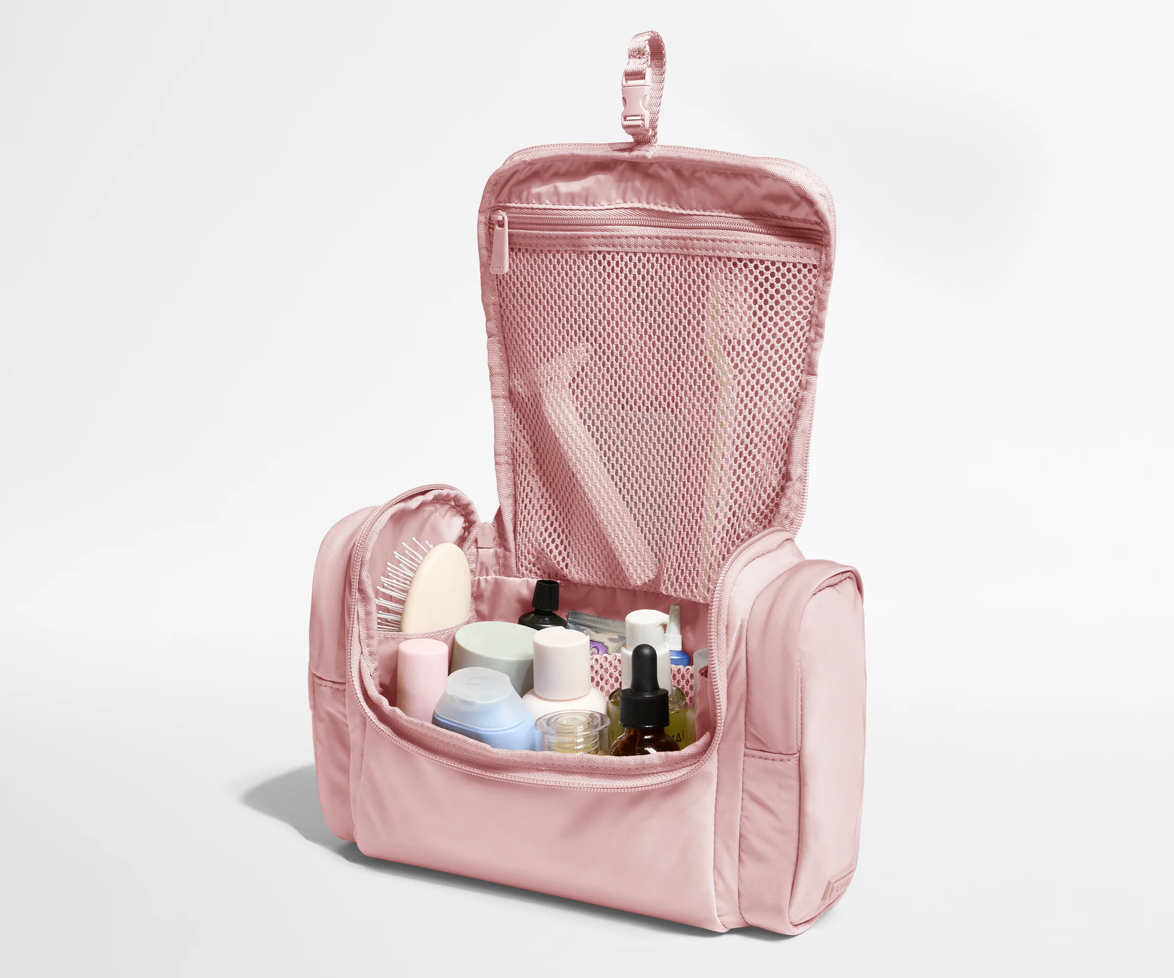 Featherlight Hanging Travel Vanity in Blush Pink - Image 3