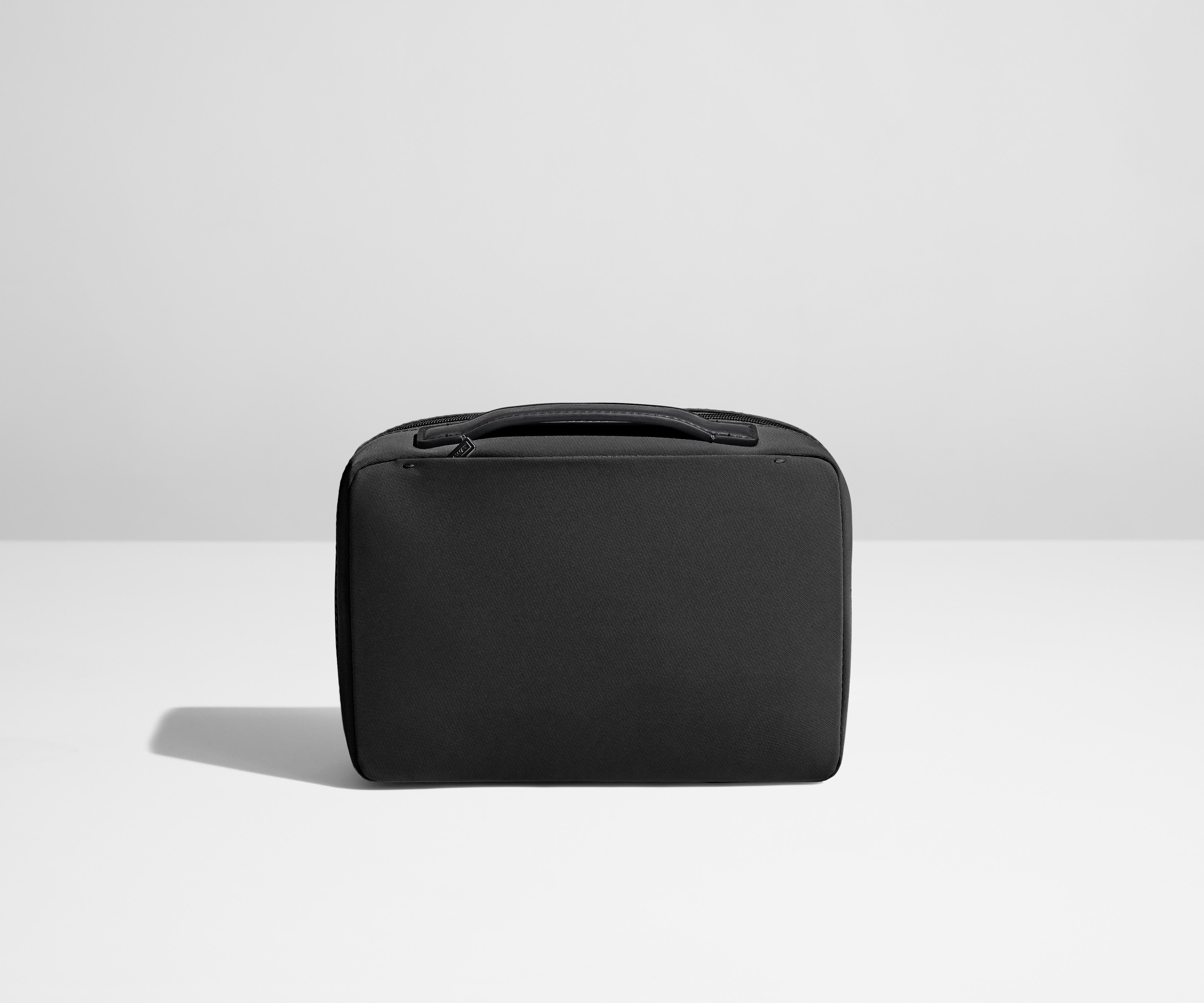 The Small Toiletry Bag in Jet Black - Image 3