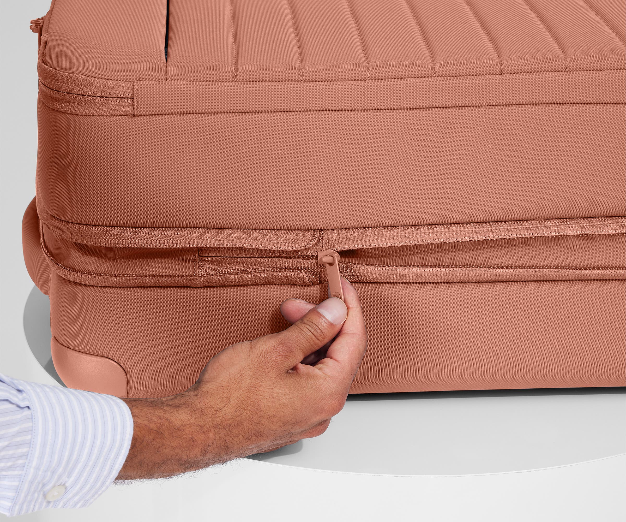 The Softside Carry-On in Clay Pink - Image 7
