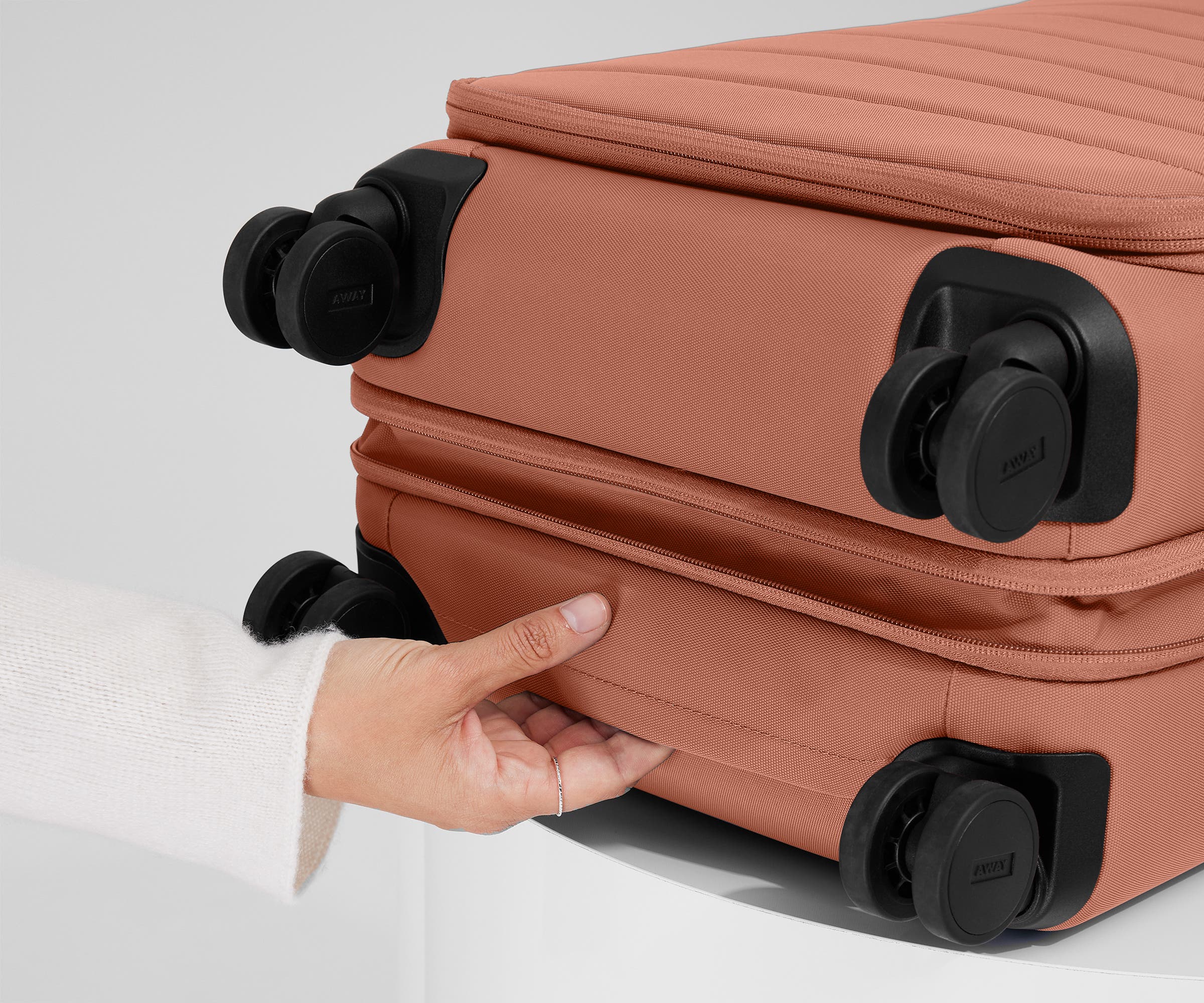The Softside Carry-On in Clay Pink - Image 9