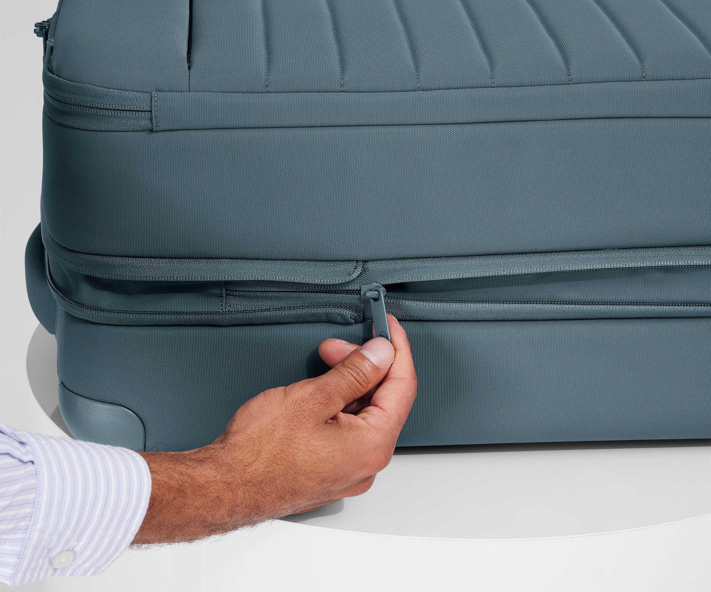 The Softside Carry-On in Coast Blue - Image 7