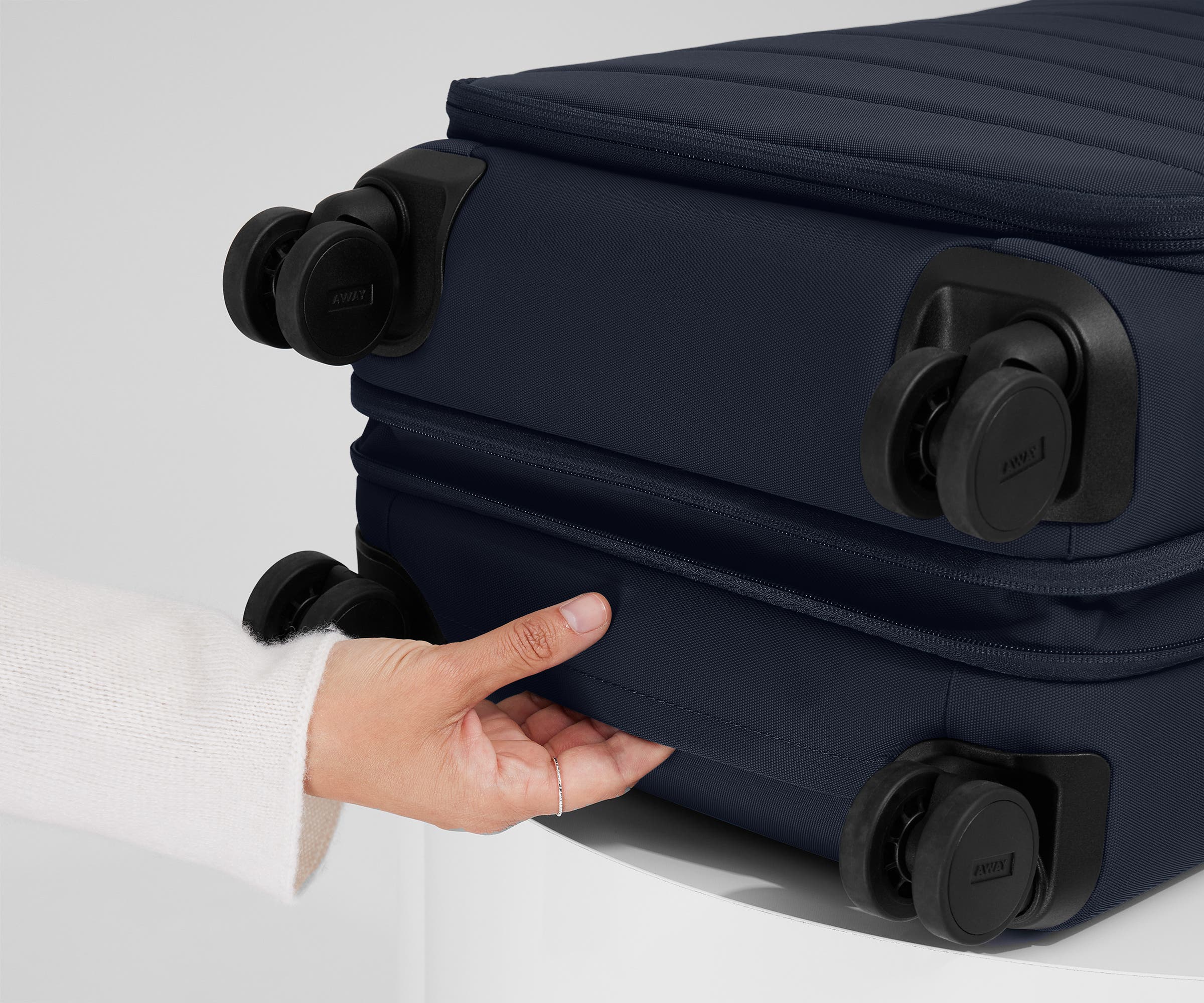 The Softside Carry-On in Navy Blue - Image 9